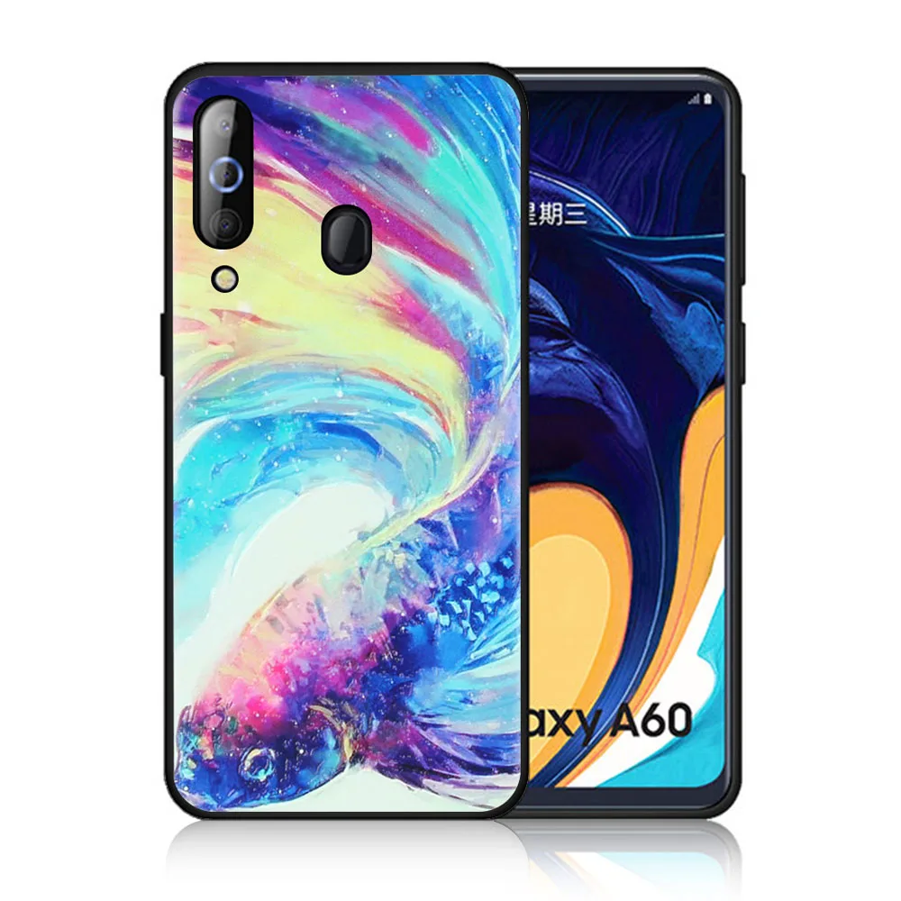 

SFor Samsung Galaxy A60 Case For Samsung Galaxy A60 M40 A6 Plus A6Plus 2018 A9 Star Lite A606F M405F A600 A605 Coque Cover Case