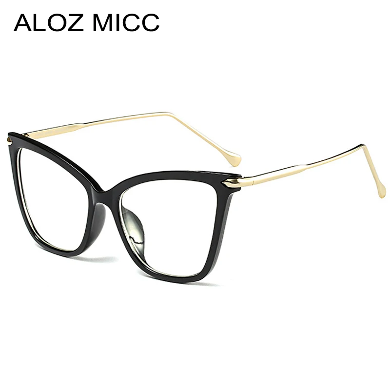 

ALOZ MICC Fashion Elegant Cat Eye Glasses Frame Women Retro Acetate Optical Frames Eyeglasses 7 Colors Q285