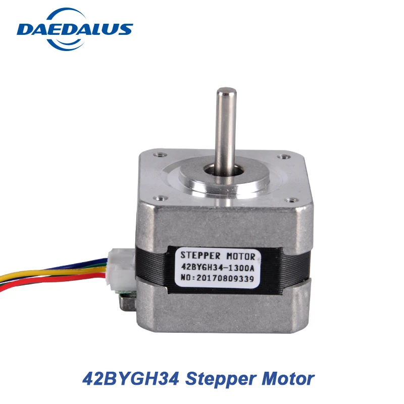 

1PCS Nema17 Stepper Motor 42BYGH34 1.3A Stepper Motor Controller Two PHASE 4-lead 42 Motor For CNC Engraving Milling Machine