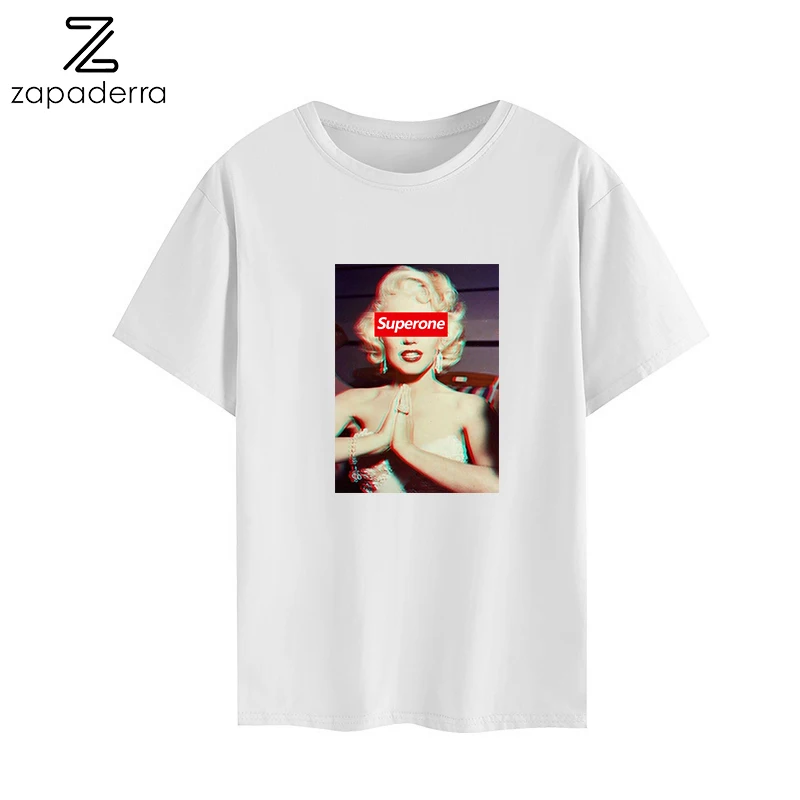 

Fashion Women T-Shirt Big Plus Size Tshirt Femme Print Supreone Words T Shirt Top White Female Tops Short Tee Shirt Funny Girl