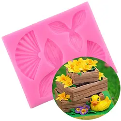 Daffodil силиконовые формы помадка плесень торт декоративное устройство для шоколада Gumpaste кухонные формы для выпечки Плесень