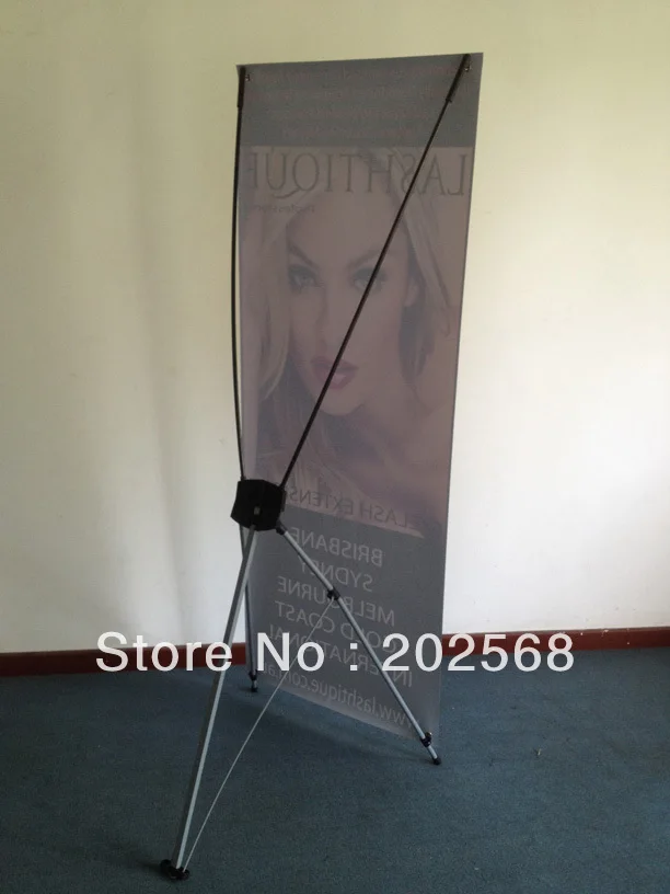 

Freeshipping!Tradeshow X Banner Stand W/Graphic Printing 24"x63"