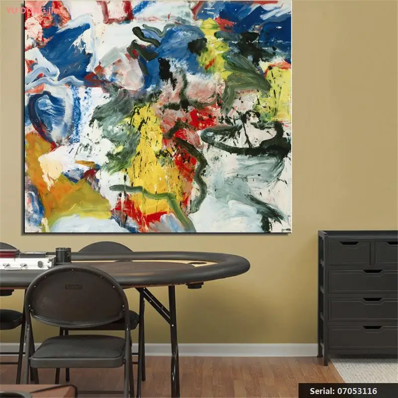 William de Kooning Still life Classical oil Painting Drawing art Spray Unframed Canvas straw wax hand gemstone07053116 | Дом и сад