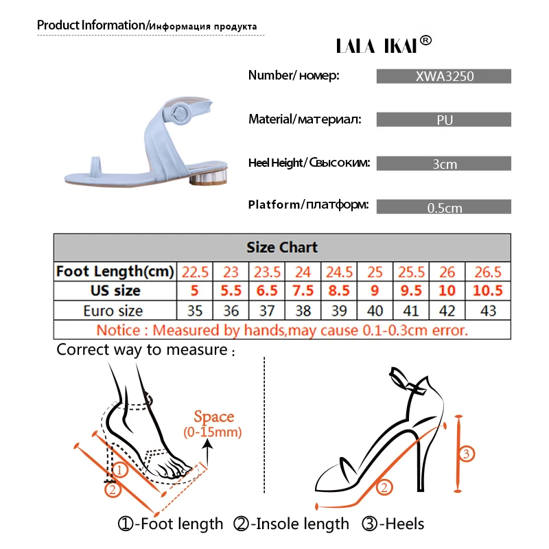 LALA IKAI/Женская Повседневная летняя обувь из искусственной кожи; однотонные женские босоножки на низком каблуке с пряжкой и ремешком; chaussures femme; 014A3250-4