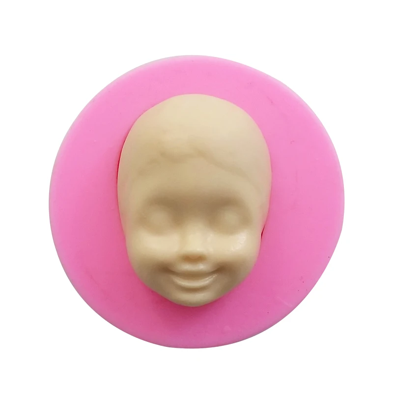 

Free shipping baby face cooking tools Silicone Mold Cake Chocolate Candy Jelly Baking Mold Fondant Cake Decorating Tools