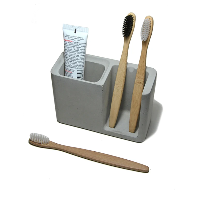 concrete holder molds Toothbrush box molds storage box silicone moldin