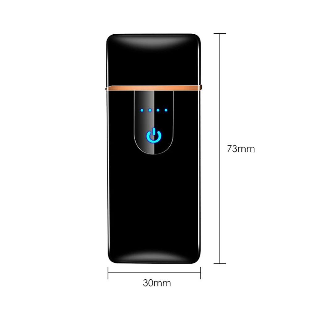 1 шт. сенсорный переключатель USB зарядка зажигалка сигареты двухсторонняя