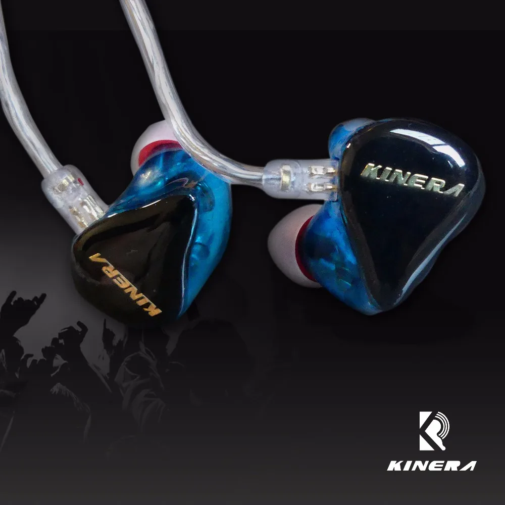 Новый KINERA H3 в ухо наушник динамический с 2BA Hybrid 3 единицы HIFI наушники вкладыши