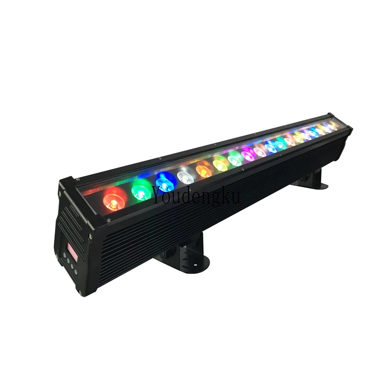 24 шт. светодиодный настенный светильник с индивидуальным управлением rgbwa dmx 18 15 Вт