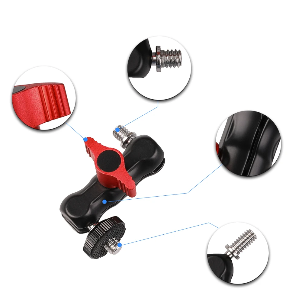 Camera Monitor LED Video Light Adapter Mount