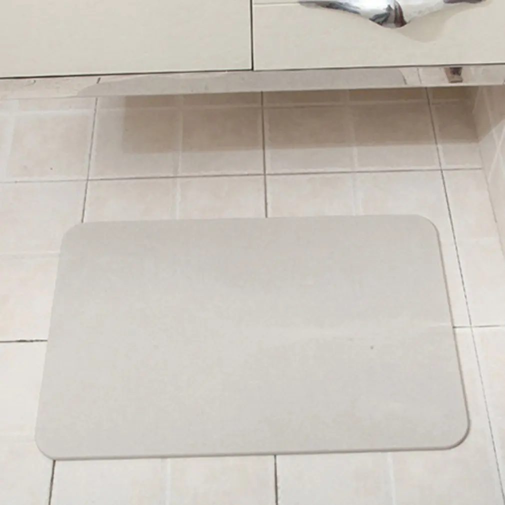 Натуральный диатомовый земляной абсорбирующий коврик диатомовый грязевой коврик для ванной комнаты кухонный дверной коврик
