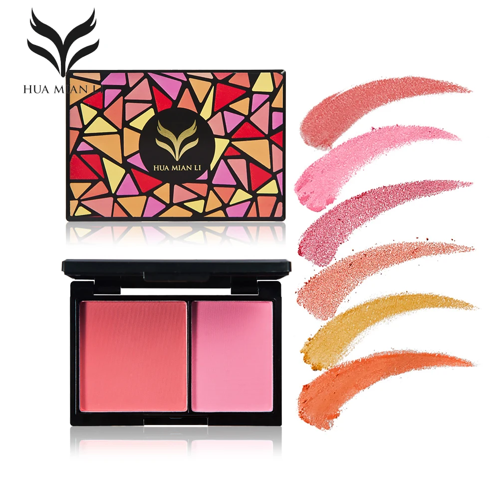 HUAMIANLI Blusher Palette Set Matte Powder For Face Blush Makeup Women