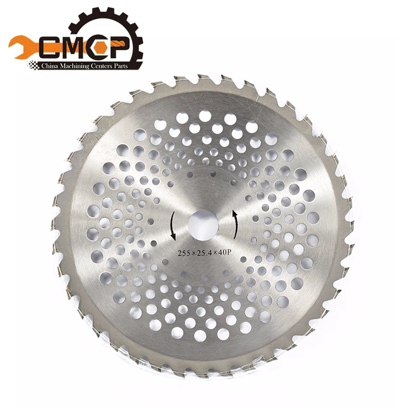1pc 255mm 40T Brush Cutter Blade Grass Cutter Blade Lawn Mower Cutter