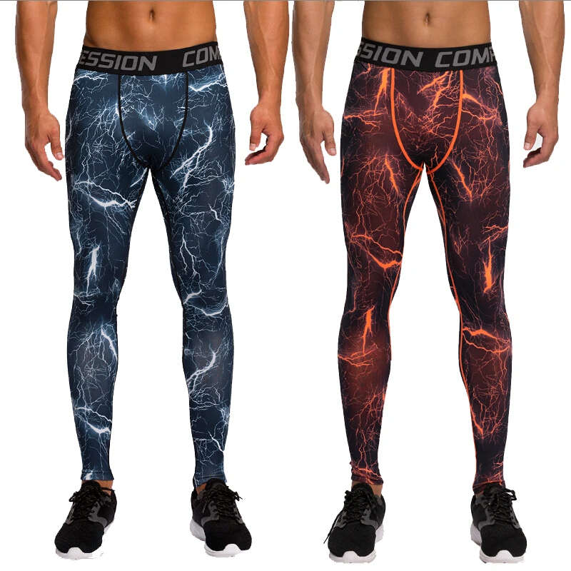 2016 Camouflage Pants Men Fitness Mens Joggers Compression Pants Male Trousers Bodybuilding Tights Leggings