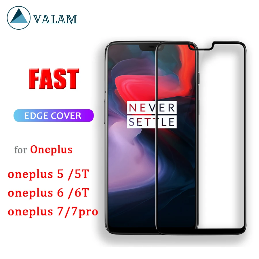 VALAM полное клеевое закаленное стекло Защита экрана для Oneplus 6 6T 5 5T покрытие 7 oneplus pro