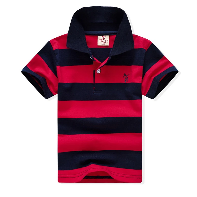 

1-12Yrs Baby Boys Short Sleeve T Shirt Top Tee New 2019 Summer Lovely Cotton Kids Tops Striped Shirt Tops Tees Boys Clothes