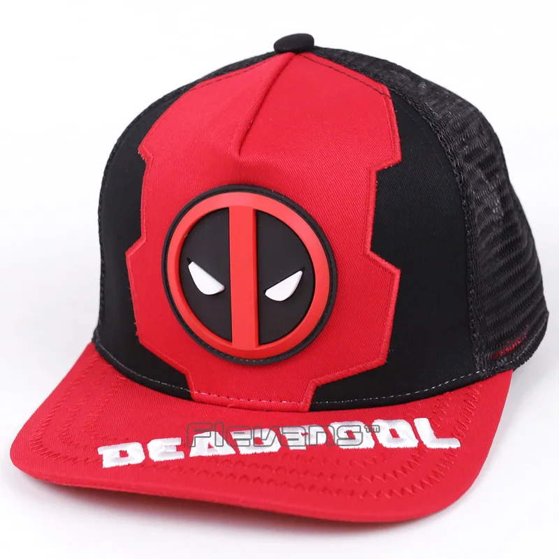 

2017 Fashion Summer New Mens Deadpool Print Baseball Snapback Cap Hat Hip Hop Caps Hats