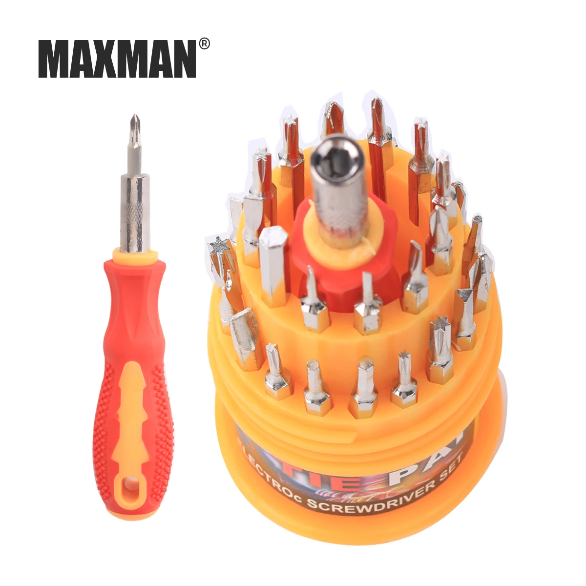 MAXMAN-destornillador multifunción 31 en 1, combinación de mantenimiento, desmontaje de máquina, herramienta de Hardware