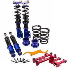 Para Ford Mustang 1994-2004 Kit 4th Coilovers Suspensão Ajustável em Altura Montagens de Choque da Mola com Controle Rocker Camber braços