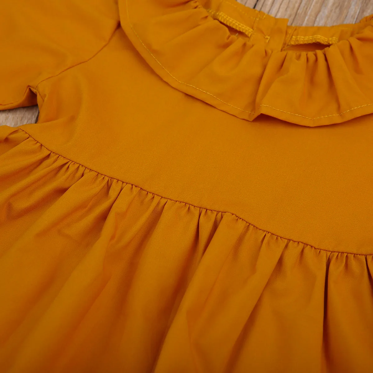 Pudcoco/топы с длинными рукавами для маленьких девочек 0-24 месяцев, короткая драпированная блузка с длинными рукавами, одежда
