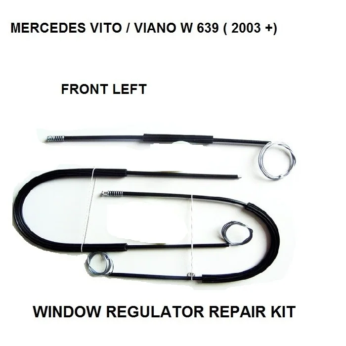 

FOR MERCEDES VITO / VIANO W 639 WINDOW REGULATOR REPAIR KIT FRONT-LEFT FROM 2003