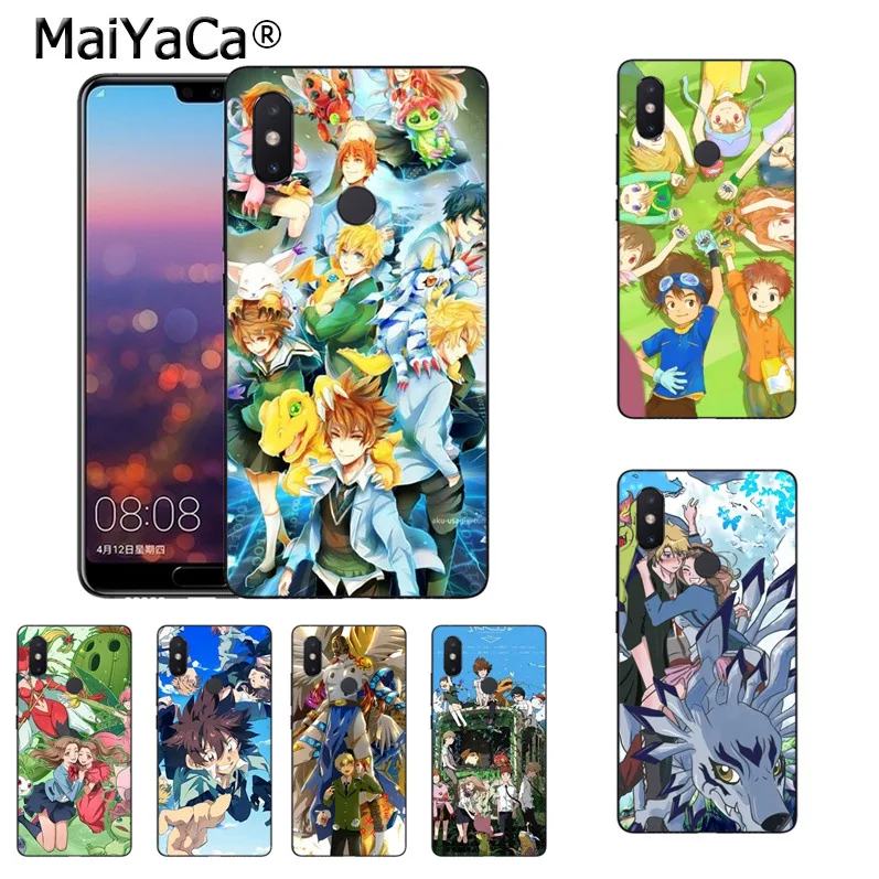 Мягкий чехол для телефона MaiYaCa Digimon Adventure Tri Japan Anime xiaomi mi 8 se 6 note3 redmi 5 5plus note |