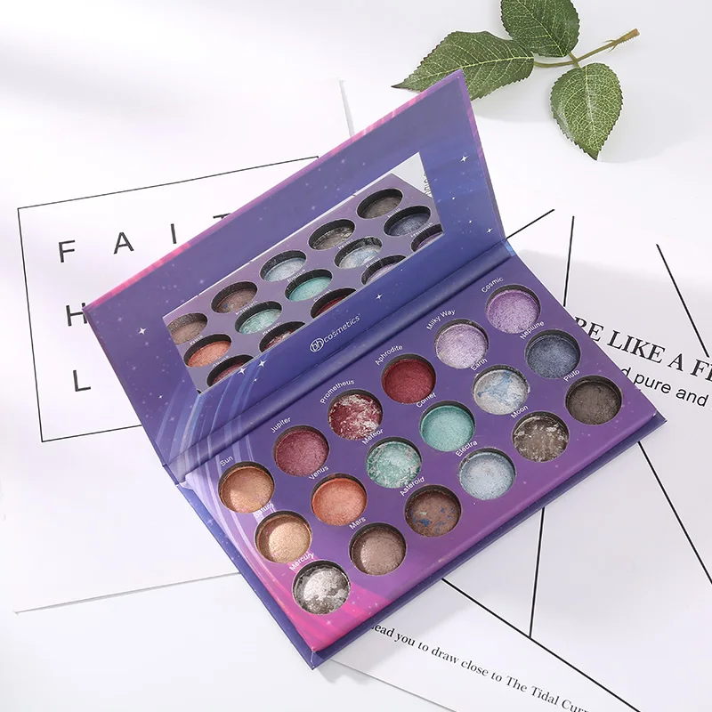 

FM 18 Colors Eyeshadow Palette Professional Shimmer Metallic Shining Eyeshadow Palette Make Up Eye Shadows Maquiagem