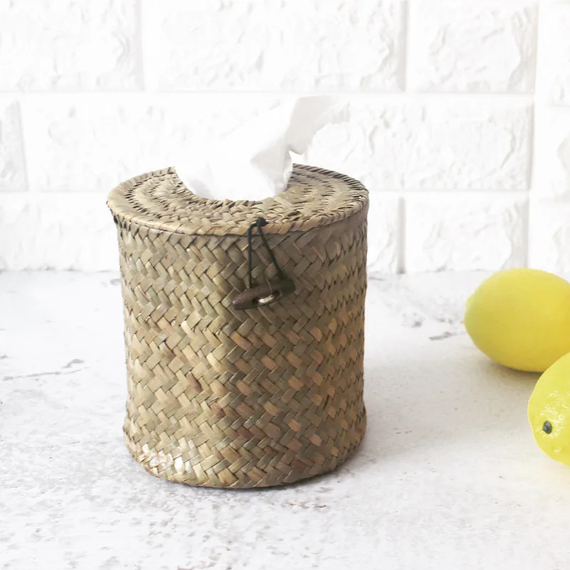 Японский водорослей Tissue Box страна Стиль коробки Туалет стороны коробки ящик для мусора ручной коробка для салфеток Tissue Box держатель для автомобиля
