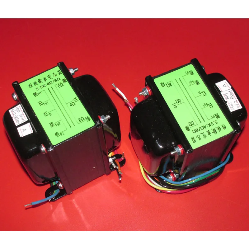 

EL34 wide frequency response super linear push-pull 5.5K 60W output transformer, primary impedance 5.5K, secondary impedance 4/8