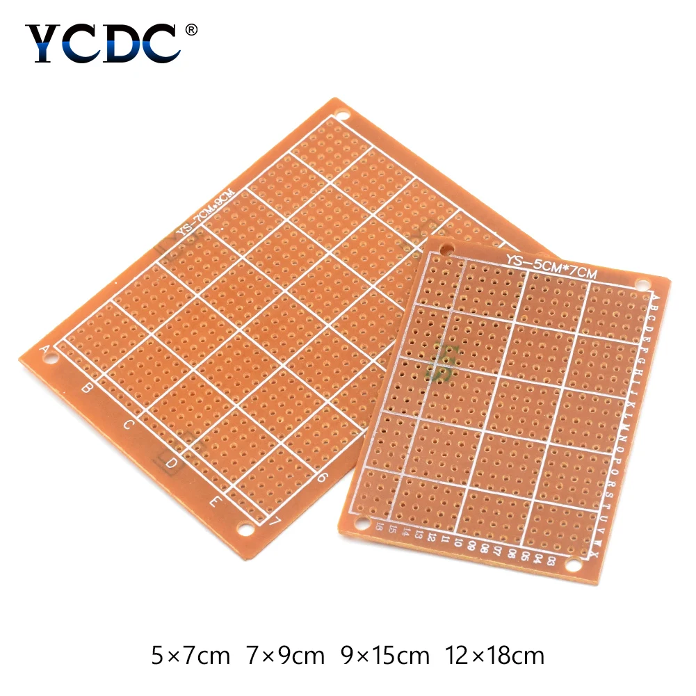 

Prototype PCB Printed Circuit Board For DIY Electronic Test 4 Sizes Mix 80Pcs side prototype PCB printed circuit board