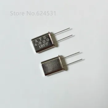 

10pcs In-line crystal oscillator 49U crystal resonator U type 4.000MHZ 4MHZ 4M