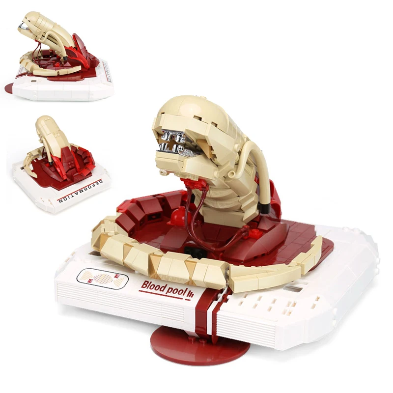 

2018 New Creative Movie MOC The New Alien Terror Movie Model 830Pcs Building Blocks Bricks Kids Toys Compatible Legoings