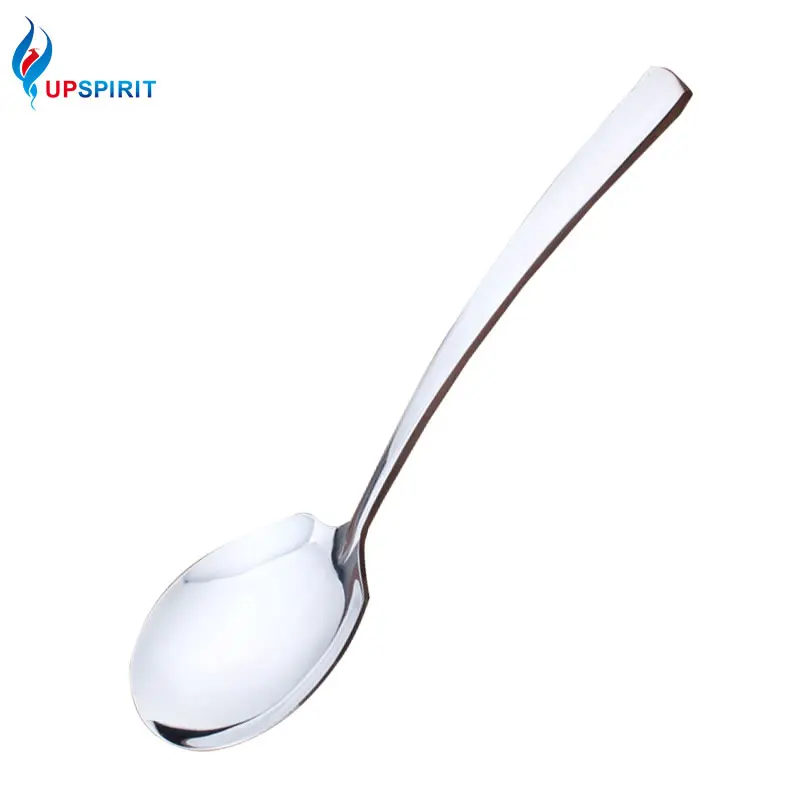 

Upspirit Stainless Steel Buffet Serving Spoon Large Mirror Polished Spoons with Long Handle Soup Flatware Kitchen&Dining
