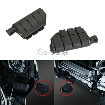 

Black Dually Male Anti Vibration Foot pegs For Harley Davidson Dyna Softail Sportster Touring XL 1200 883 Low Rider Street Bob