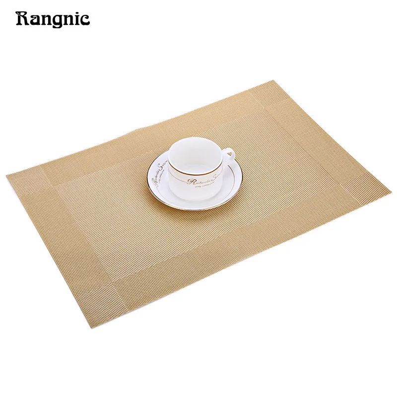 4 Pcs/lot pvc placemats fashion pvc dining table mat bowl pad coasters