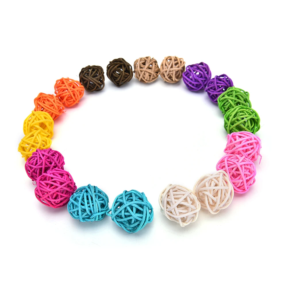 

10Pcs Rattan Bal Ornament Craft Dried Balll Wedding Party Festival Decor wholesale