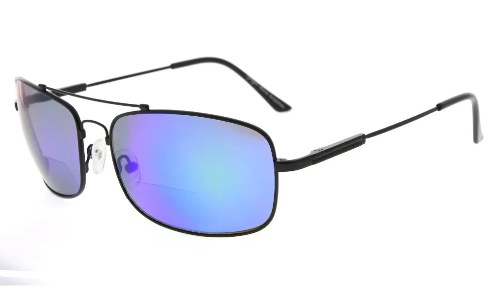 SG1805 Eyekepper двухфокусные солнцезащитные очки с гибким мостом и заушниками памяти Солнцезащитные очки для чтения легкий титан