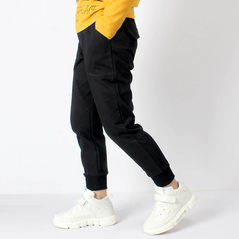 

Boys Sport Pants Letter Print Cotton Kids Trousers Teenage Children Pants Casual Style Kids Boy Clothes 6 8 10 12 14 Year