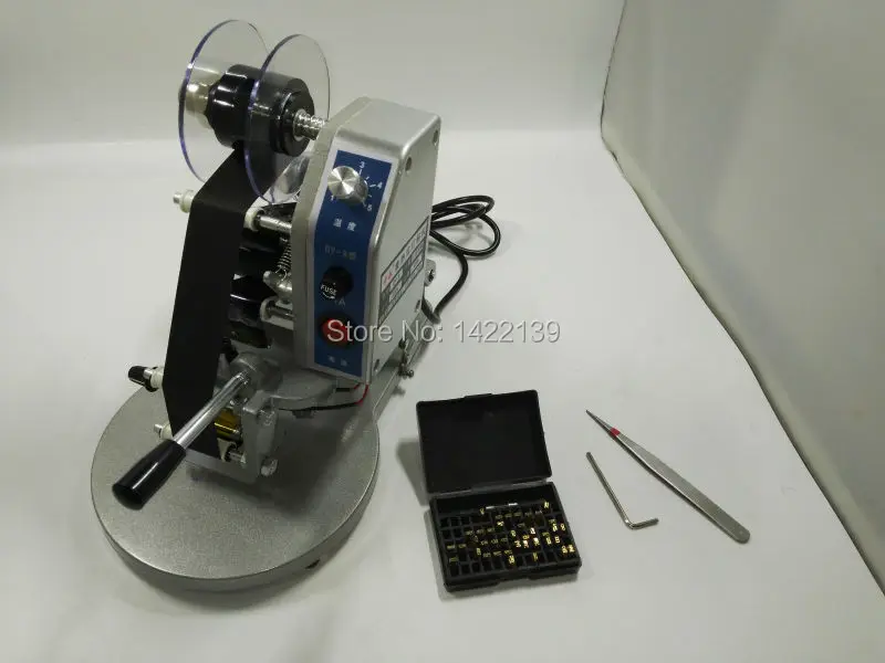 

Manual Hand Operated Hot Stamp Printer coding Machine date Ribbon coder 110V / 220V