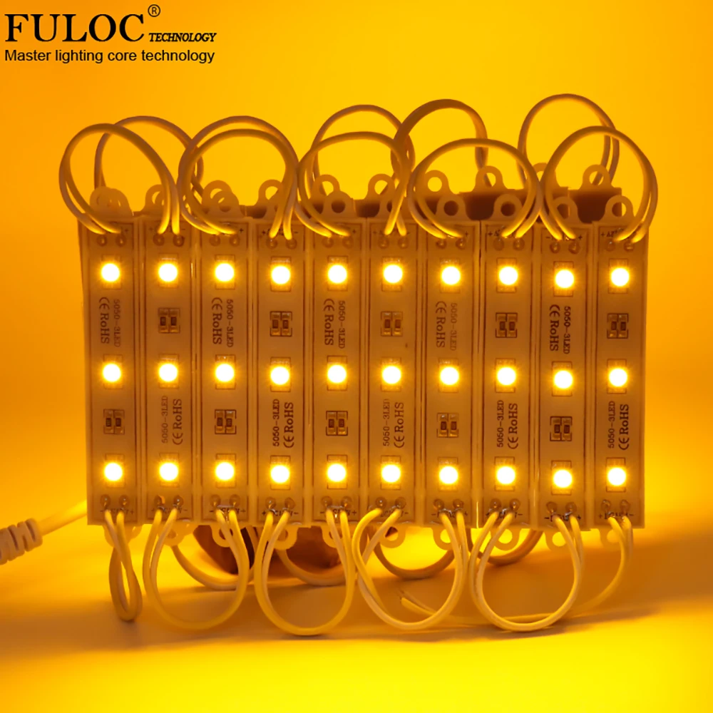 Fuloc светодиодный модуль сбоку лампы 5730 SMD водонепроницаемый полосы света для