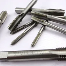5 шт. резьбы M3~ M8 Резьбовые метрические пробки, метчики для нарезки винтов