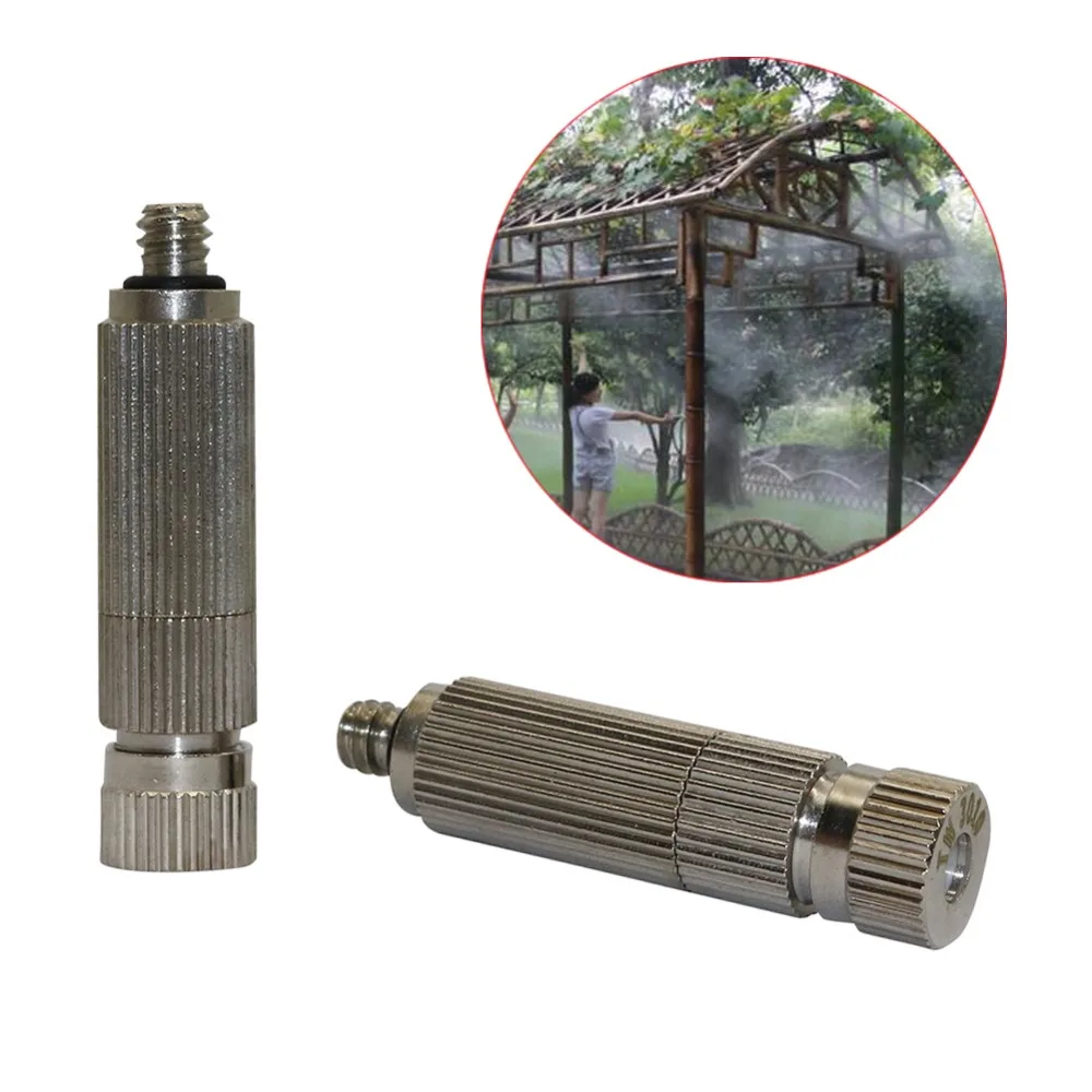 50Pcs High Pressure Misting Nozzle Moisturizing Cooling Landscaping Watering Fog Sprayer 3/16