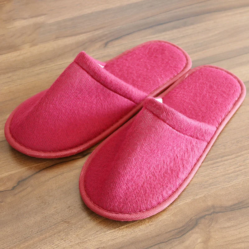Disposable Slippers Men And Women Hotel Slippers Home Reception Shoes Women Travel Portable Men's Shoes $ 1