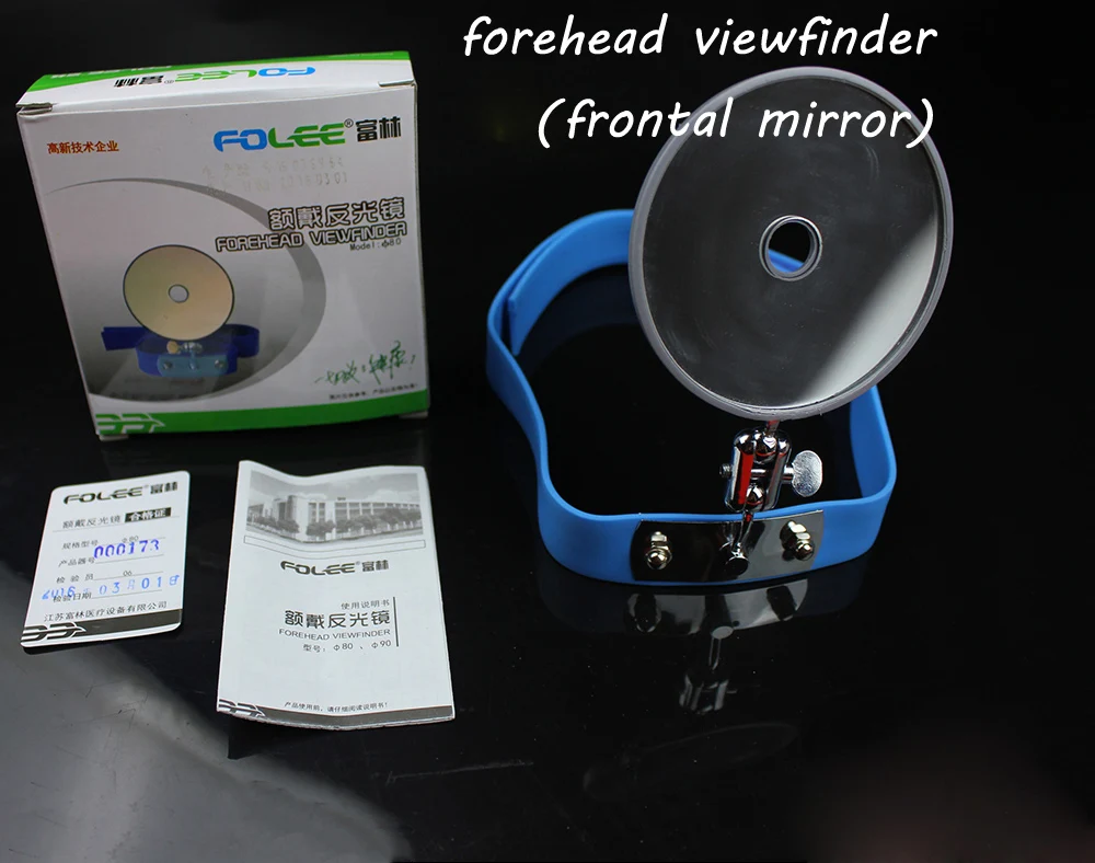 Medical reflector forehead viewfinder frontal mirror for ENT checking