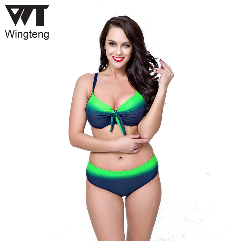 Wingteng 2018 Brazilian Bikinis Plus Size Swimwear Female