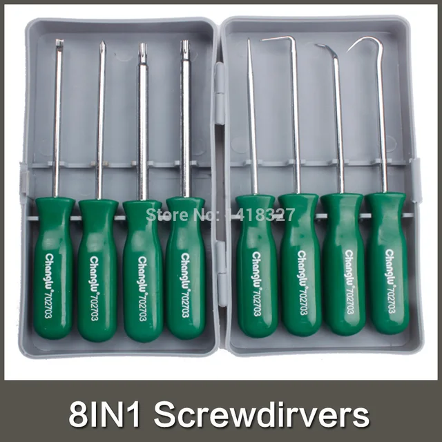 8 Pieces Mini Pick And Hook Set Removes Replaces O rings, Nuts, Clips