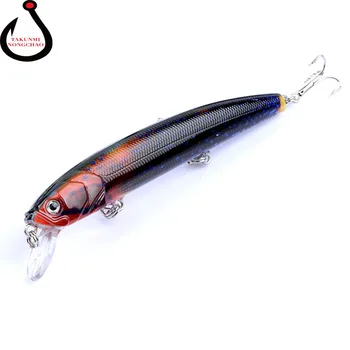 

Wobblers Bait 6 Colors 12.5cm 15.9g Hard Bait Minnow Crank Fishing Lures Bass Fresh Salt Water 6# VMC Hooks LD-132