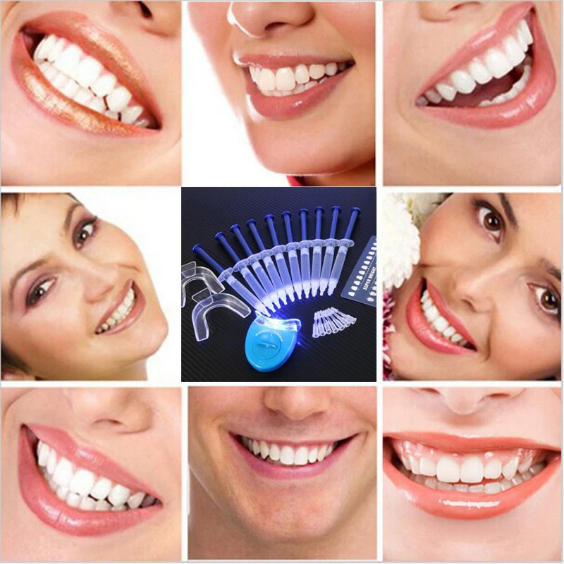 

Teeth Whitening Gel Dental Bleaching System Oral Hygiene Care Gel Kit Tooth Whitener With LED Light Dental Equipment 10/6/3pcs