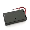 New Black Plastic Storage Box Case Holder For Battery 18650 With 6\