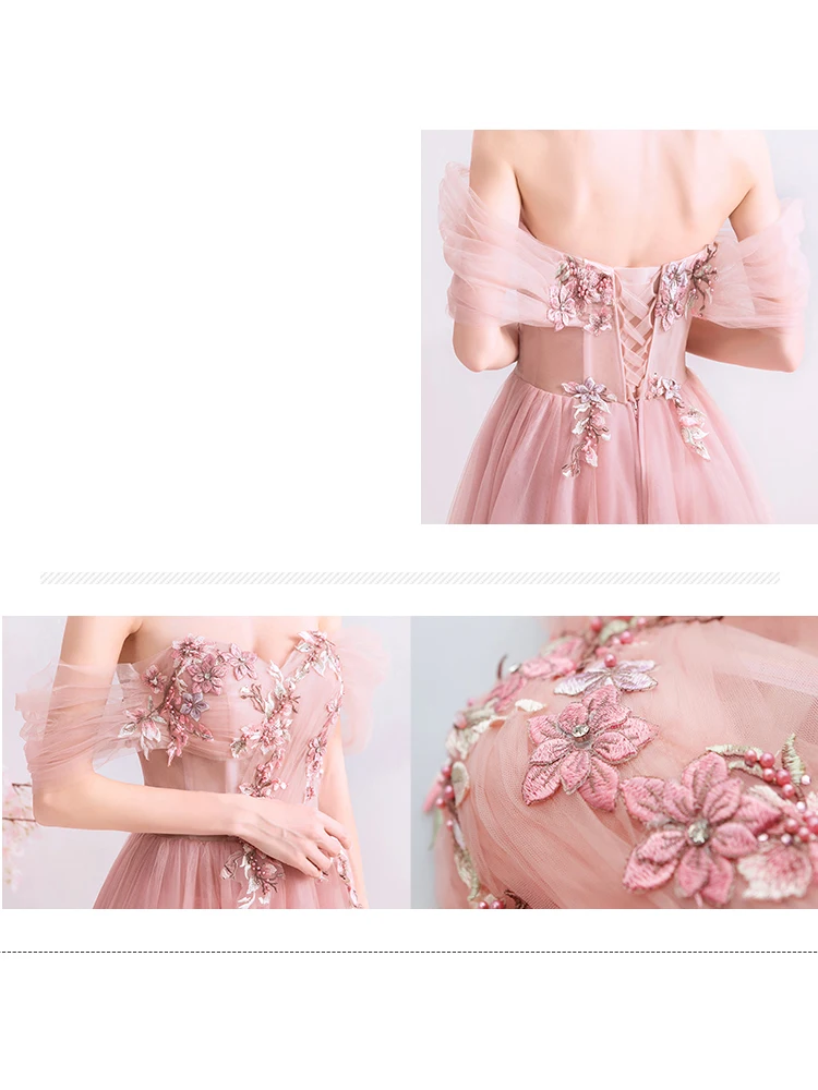 It's Yiya розовое вечернее платье с вырезом лодочкой женские вечерние платья безрукавые вечерние платья длинные большие размеры халат De Soiree E634